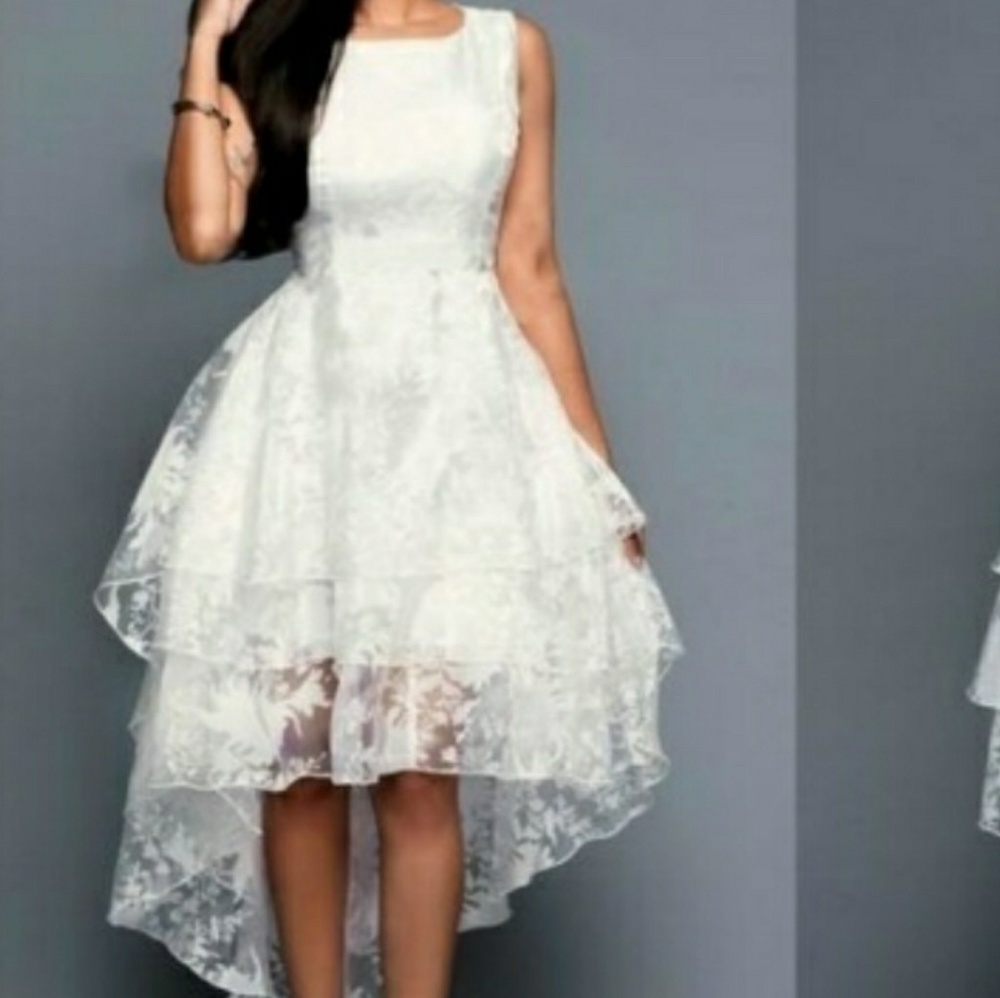 Wedding double laced Dress